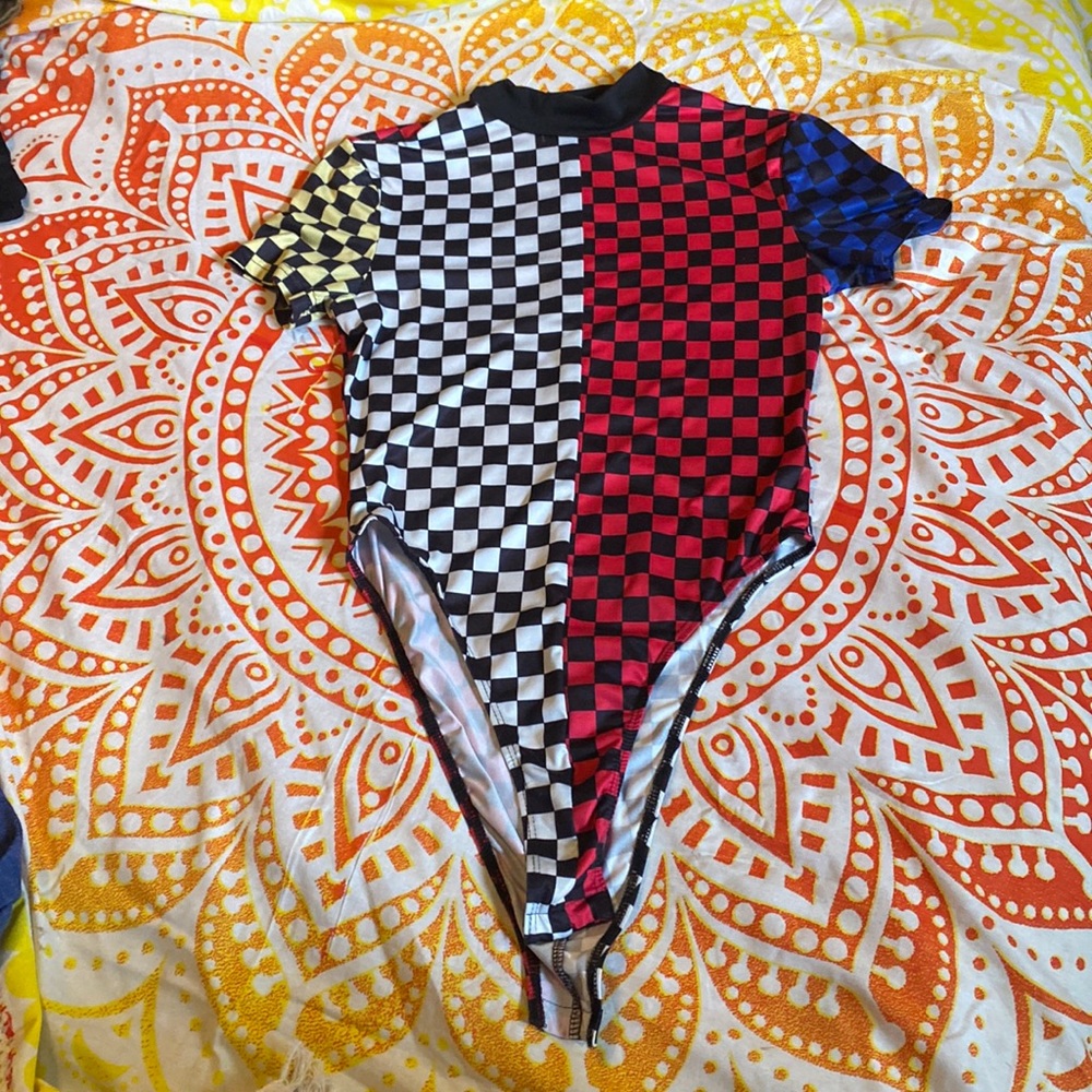 Checkerboard Bodysuit